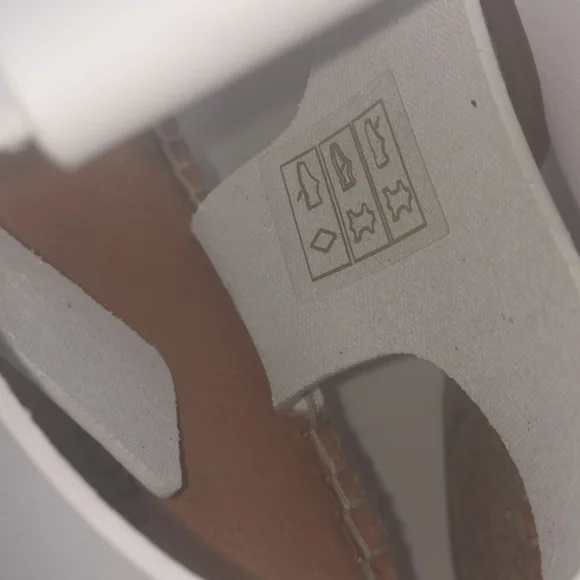 NWOT FREE PEOPLE White Gladiator Sandal Espadrille Flatform Platform 39 Size 9 - Picture 12 of 13